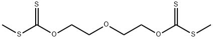 S,S'-dimethyl O,O'-2,2'-oxybis(ethane-2,1-diyl) dicarbonodithioate Structure