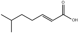 (2E)-6-methylhept-2-enoic acid Structure