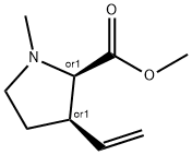 D-프롤린,3-에테닐-1-메틸-,메틸에스테르,(3R)-rel-(9CI) 구조식 이미지