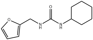 1-cyclohexyl-3-[(furan-2-yl)methyl]urea Structure