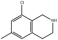 Isoquinoline, 8-chloro-1,2,3,4-tetrahydro-6-methyl- Structure