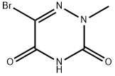 1,2,4-Triazine-3,5(2H,4H)-dione, 6-bromo-2-methyl- 구조식 이미지