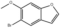 Benzofuran, 5-bromo-6-methoxy- Structure