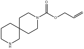 2,9-Diazaspiro[5.5]undecane-9-carboxylic acid, 2-propen-1-yl ester Structure