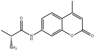 Propanamide, 2-amino-N-(4-methyl-2-oxo-2H-1-benzopyran-7-yl)-, (2R)- Structure