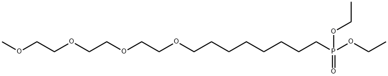 m-PEG4-(CH2)8-phosphonic acid ethyl ester Structure