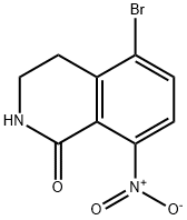 1(2H)-Isoquinolinone, 5-bromo-3,4-dihydro-8-nitro- Structure