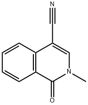 2-methyl-1-oxo-1,2-dihydroisoquinoline-4-carboni
trile Structure