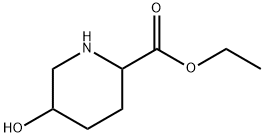 2-Piperidinecarboxylic acid, 5-hydroxy-, ethyl ester Structure