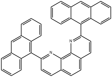 1,10-Phenanthroline, 2,9-di-9-anthracenyl- Structure