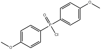 Phosphinic chloride, P,P-bis(4-methoxyphenyl)- Structure