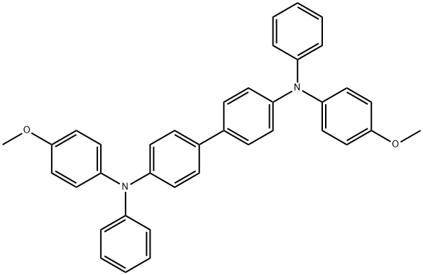 [1,1'-Biphenyl]-4,4'-diamine, N4,N4'-bis(4-methoxyphenyl)-N4,N4'-diphenyl- Structure