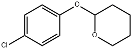 2H-Pyran, 2-(4-chlorophenoxy)tetrahydro- Structure