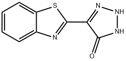 4H-1,2,3-Triazol-4-one,5-(2-benzothiazolyl)-2,3-dihydro-(9CI) 구조식 이미지