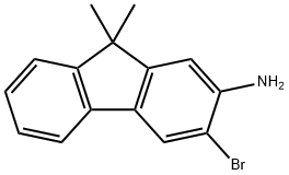 9H-Fluoren-2-amine, 3-bromo-9,9-dimethyl- 구조식 이미지