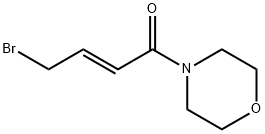 2-Buten-1-one, 4-bromo-1-(4-morpholinyl)-, (2E)- Structure