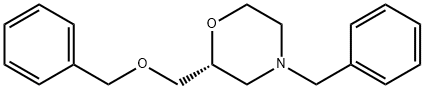 Morpholine, 2-[(phenylmethoxy)methyl]-4-(phenylmethyl)-, (2R)- 구조식 이미지