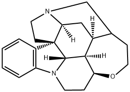 21α,22-Dihydrostrychnidine Structure