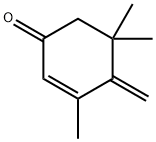 2-Cyclohexen-1-one, 3,5,5-trimethyl-4-methylene- Structure