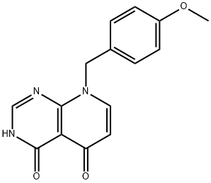 Pyrido[2,3-d]pyrimidine-4,5(3H,8H)-dione, 8-[(4-methoxyphenyl)methyl]- Structure