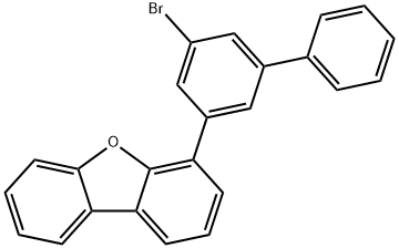 Dibenzofuran, 4-(5-bromo[1,1'-biphenyl]-3-yl)- Structure