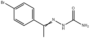 Hydrazinecarboxamide, 2-[1-(4-bromophenyl)ethylidene]- Structure