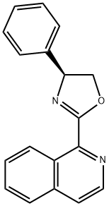 Isoquinoline, 1-[(4S)-4,5-dihydro-4-phenyl-2-oxazolyl]- Structure