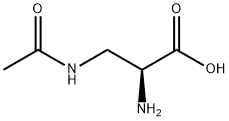 L-Alanine, 3-(acetylamino)- 구조식 이미지