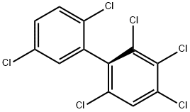 1,1'-Biphenyl, 2,2',3,4,5',6-hexachloro-, (1R)- Structure