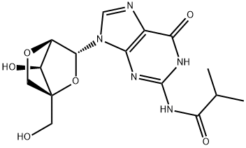 N2-Isobutyryl-2'-O,4'-C-methyleneguanosine 구조식 이미지