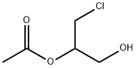 1,2-Propanediol, 3-chloro-, 2-acetate 구조식 이미지