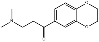 1-Propanone, 1-(2,3-dihydro-1,4-benzodioxin-6-yl)-3-(dimethylamino)- 구조식 이미지