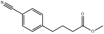 Benzenebutanoic acid, 4-cyano-, methyl ester 구조식 이미지