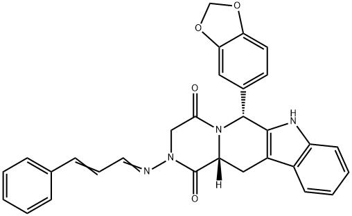 1,1'-Ethylidenebis(tryptophan) 구조식 이미지