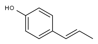 Phenol, 4-(1E)-1-propenyl- 구조식 이미지