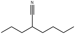 Hexanenitrile, 2-propyl- 구조식 이미지