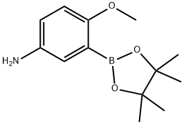 4-Methoxy-3-(tetramethyl-1,3,2-dioxaborolan-2-yl)aniline Structure