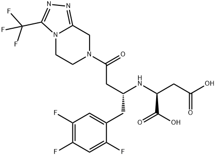 Sitagliptin Impurity 21 구조식 이미지