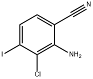 Benzonitrile, 2-amino-3-chloro-4-iodo- Structure