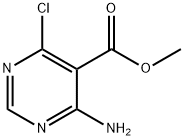 5-Pyrimidinecarboxylic acid, 4-amino-6-chloro-, methyl ester Structure