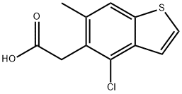 2-(4-chloro-6-methyl-1-benzothiophen-5-yl)acetic acid Structure