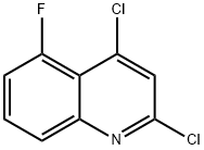 Quinoline, 2,4-dichloro-5-fluoro- Structure