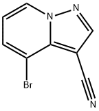 4-Bromopyrazolo[1,5-a]pyridine-3-carbonitrile 구조식 이미지