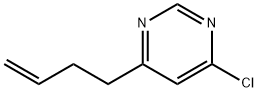 Pyrimidine, 4-(3-buten-1-yl)-6-chloro- Structure