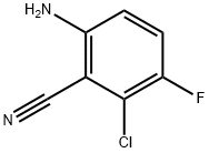 2-amino-6-chloro-5-fluorobenzonitrile Structure