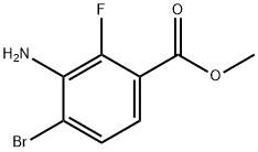 Benzoic acid, 3-amino-4-bromo-2-fluoro-, methyl ester Structure