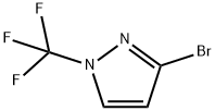 1H-Pyrazole, 3-bromo-1-(trifluoromethyl)- Structure