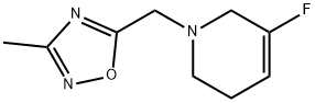 5-fluoro-1-[(3-methyl-1,2,4-oxadiazol-5-yl)methyl]-
1,2,3,6-tetrahydropyridine Structure