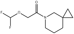 1-{5-azaspiro[2.5]octan-5-yl}-2-(difluoromethoxy)e
than-1-one Structure