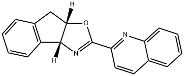 (3aR,8aS)-2-(Quinolin-2-yl)-3a,8a-dihydro-8H-indeno[1,2-d]oxazole Structure